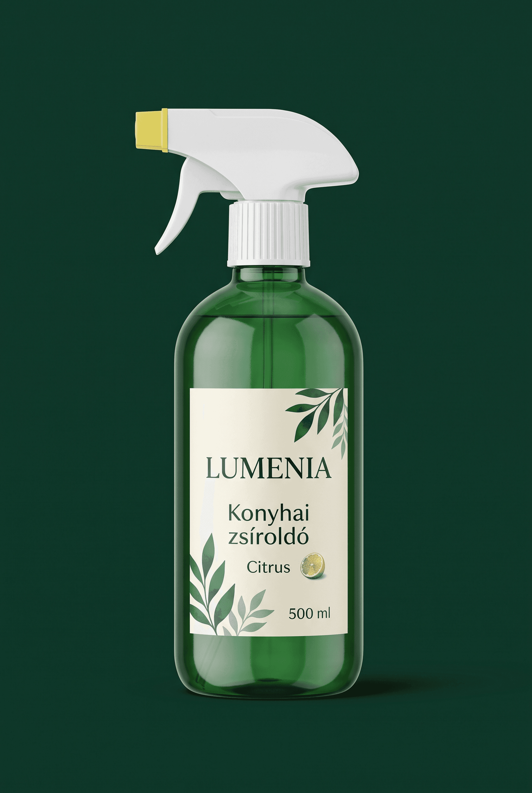LUMENIA Citrus bemutatótermék zöld flakonban